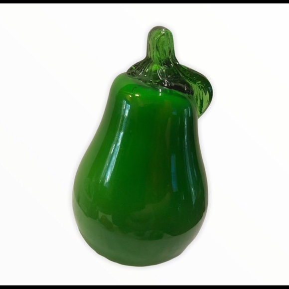 Vintage Glass Fruit Pear and Apple - Picture 2 of 9